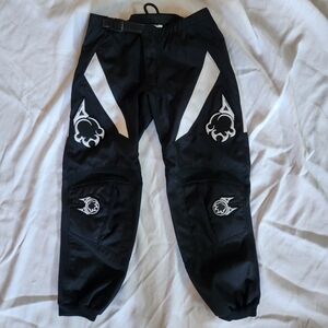 Ocelot Racing Kids Motocross Pants – Black White MX Gear (Size 10 / 26)
